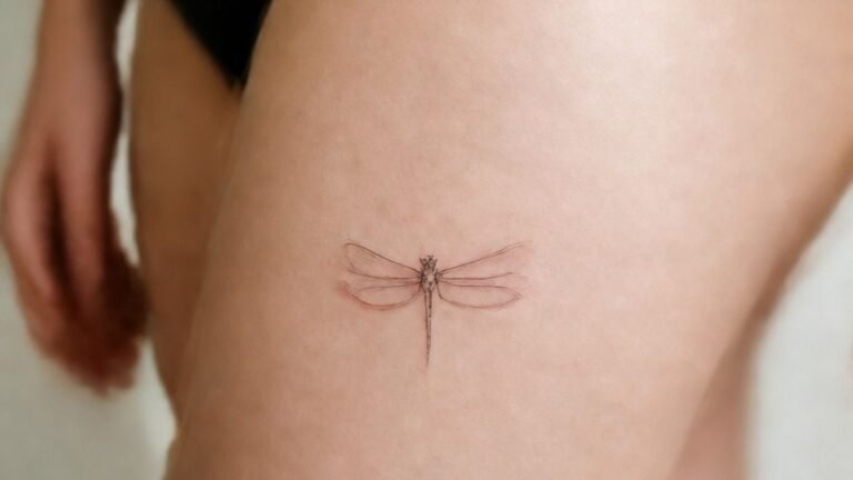 19 Small Dragonfly Tattoo Ideas That Stay Crisp for Years