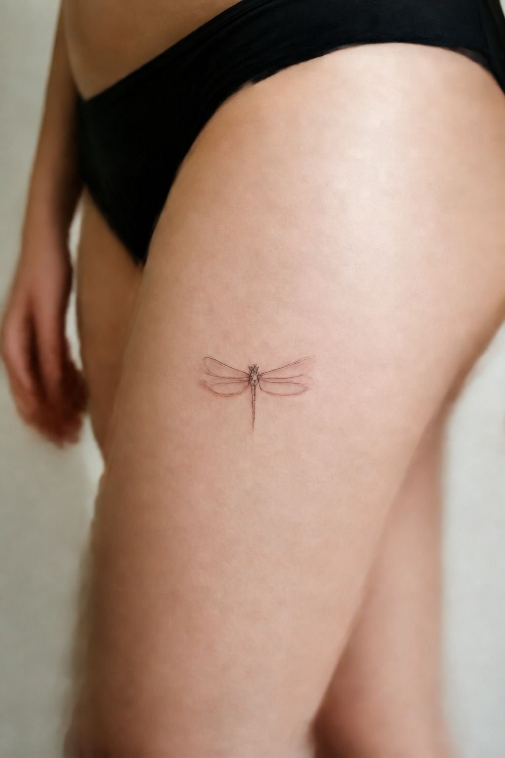 Build a Minimalist Dragonfly Tattoo With Single-Line Wings
