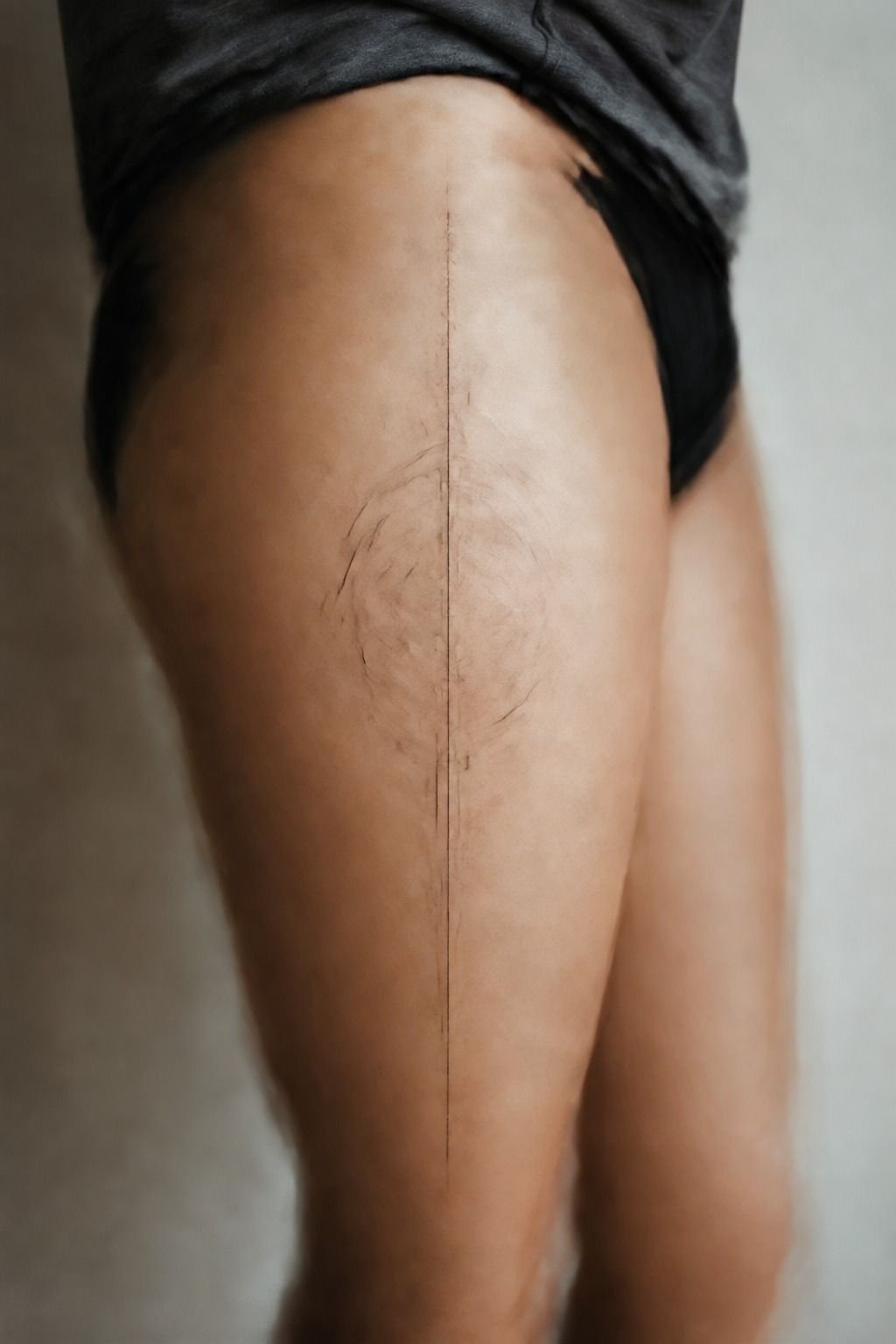 Abstract Line Art Tattoo With Sharp Angles