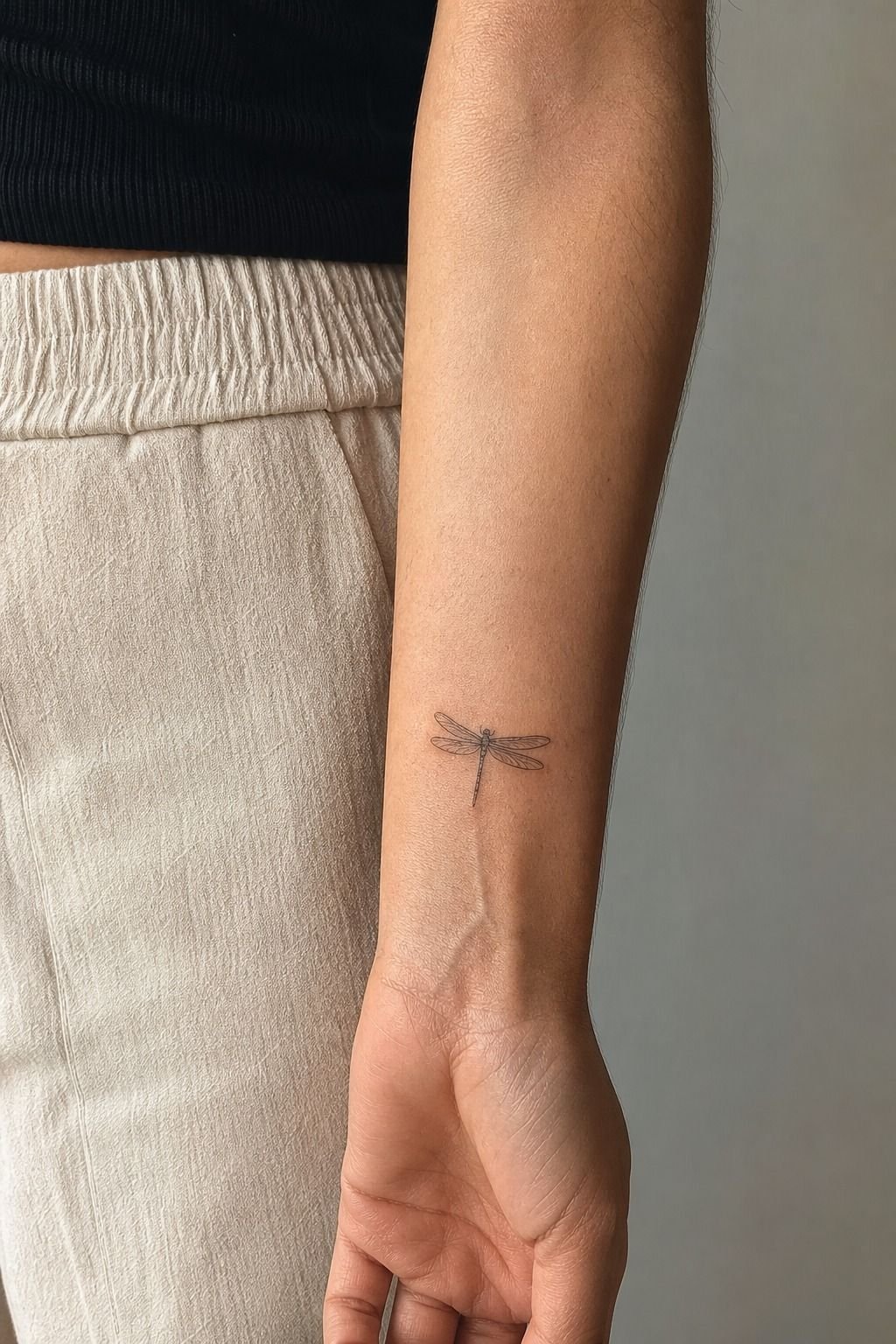 Let a Dragonfly Wrist Tattoo Breathe