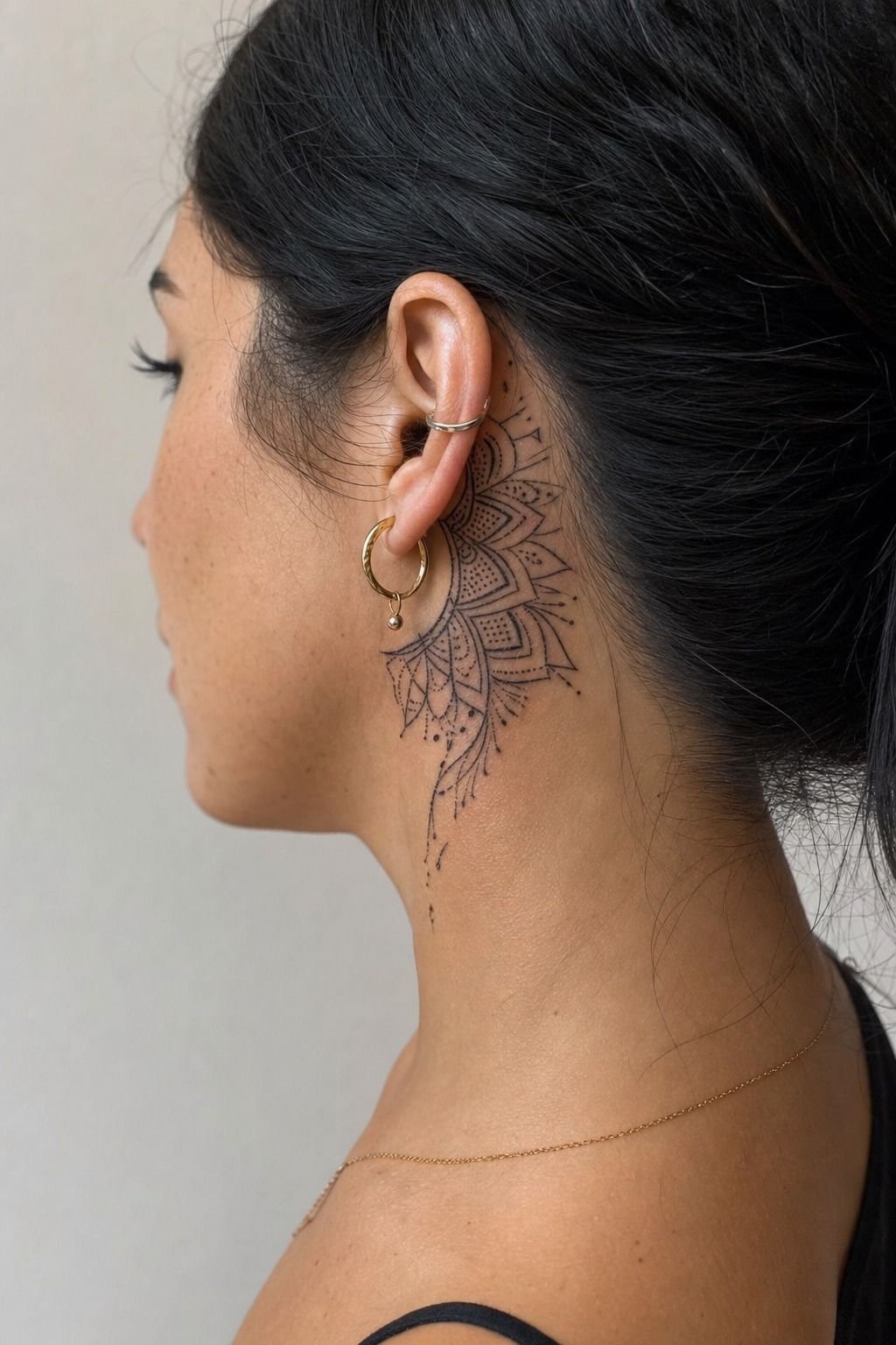 Geometric Mandala Tattoo With Broken Symmetry