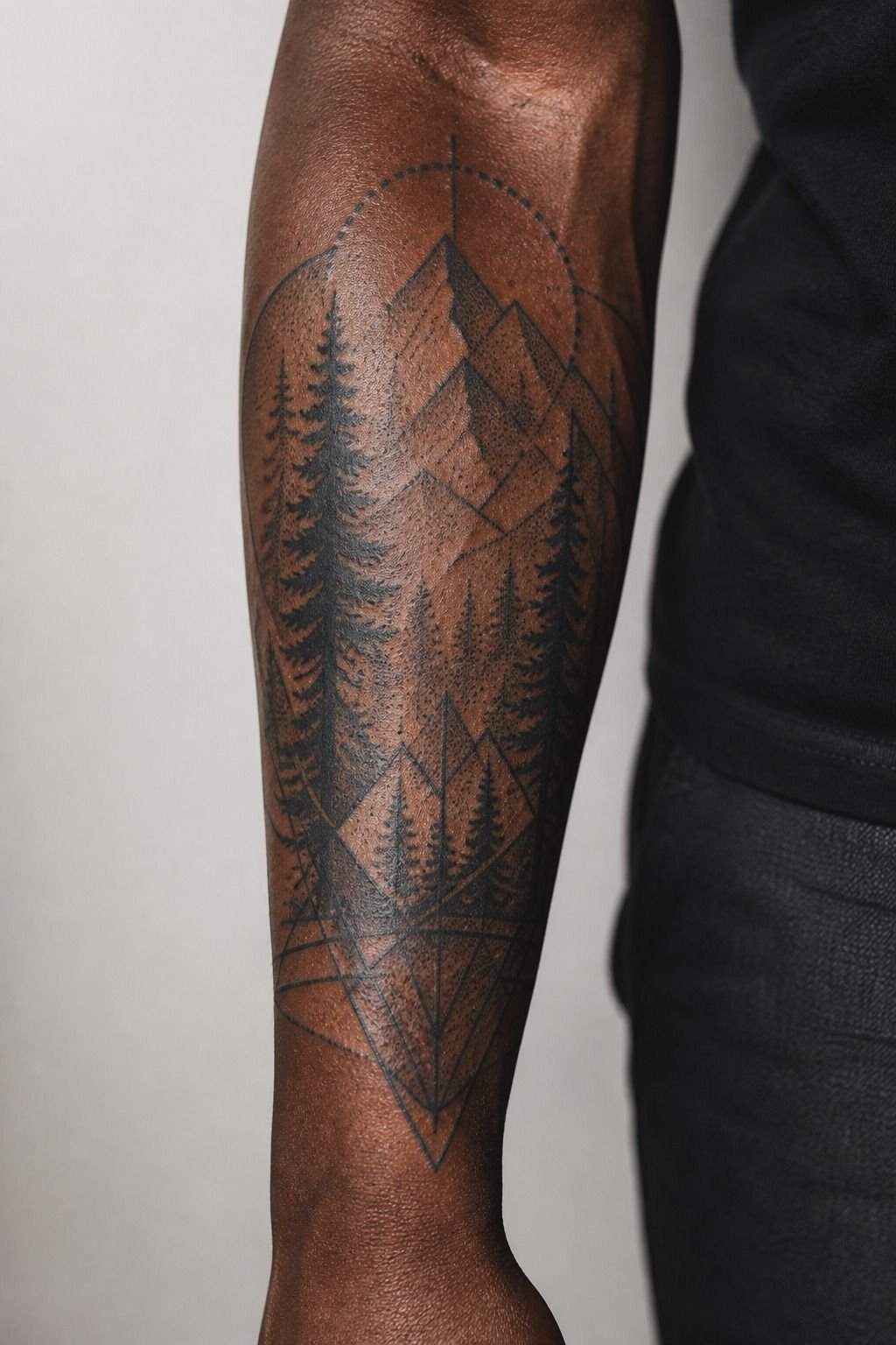 Geometric Forest Landscape on the Outer Arm