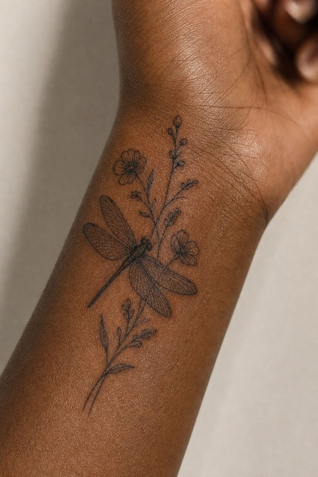 Frame Wildflowers Around the Wrist, Not Through Them