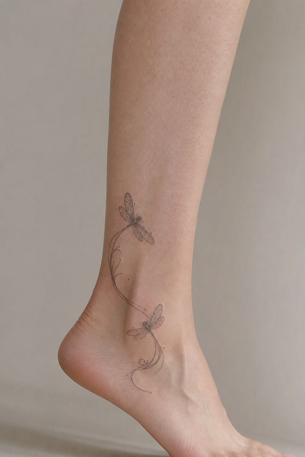 Choose Airy Linework Over Detail on the Foot