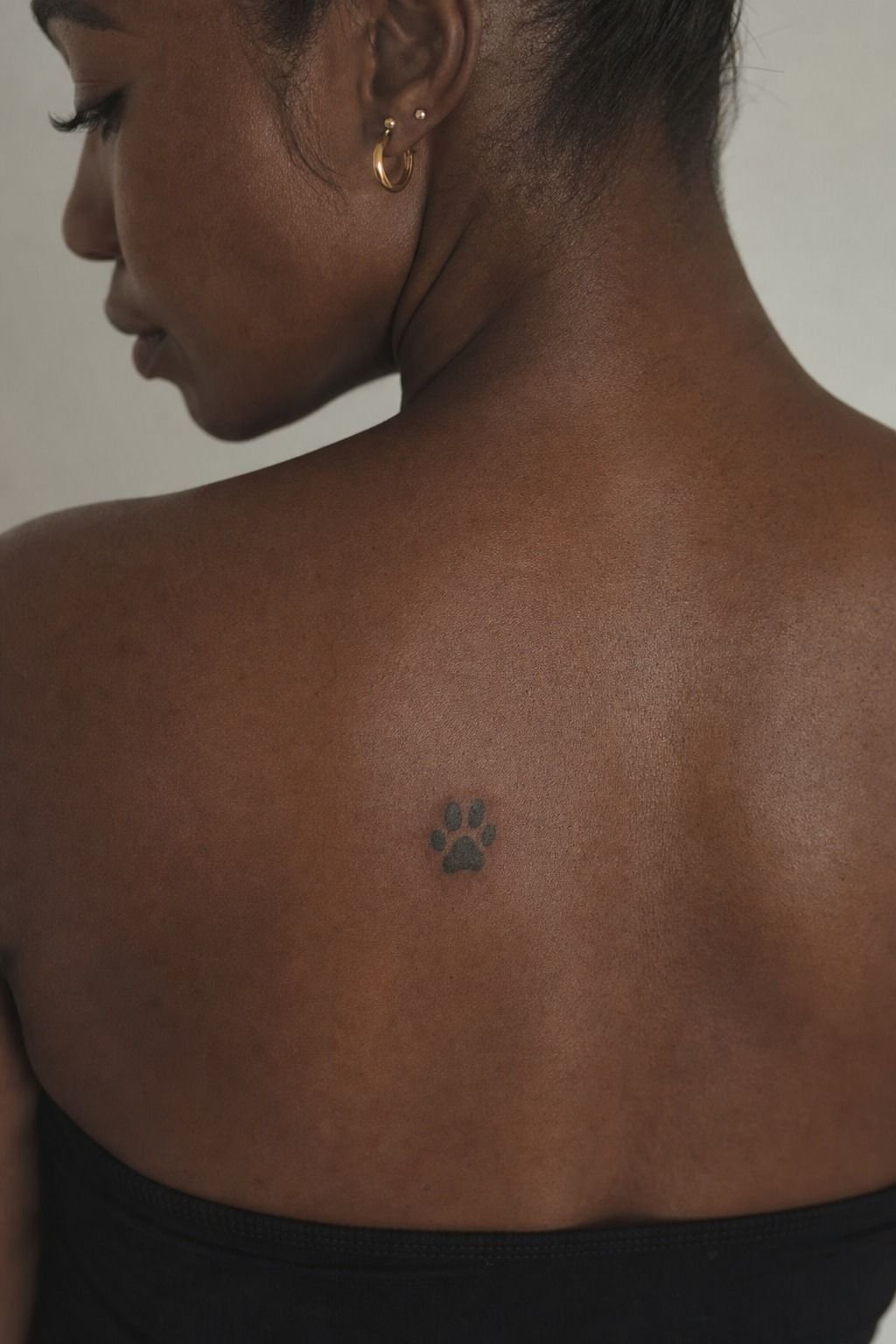 Use a Minimalist Paw Print to Honor a Beloved Pet