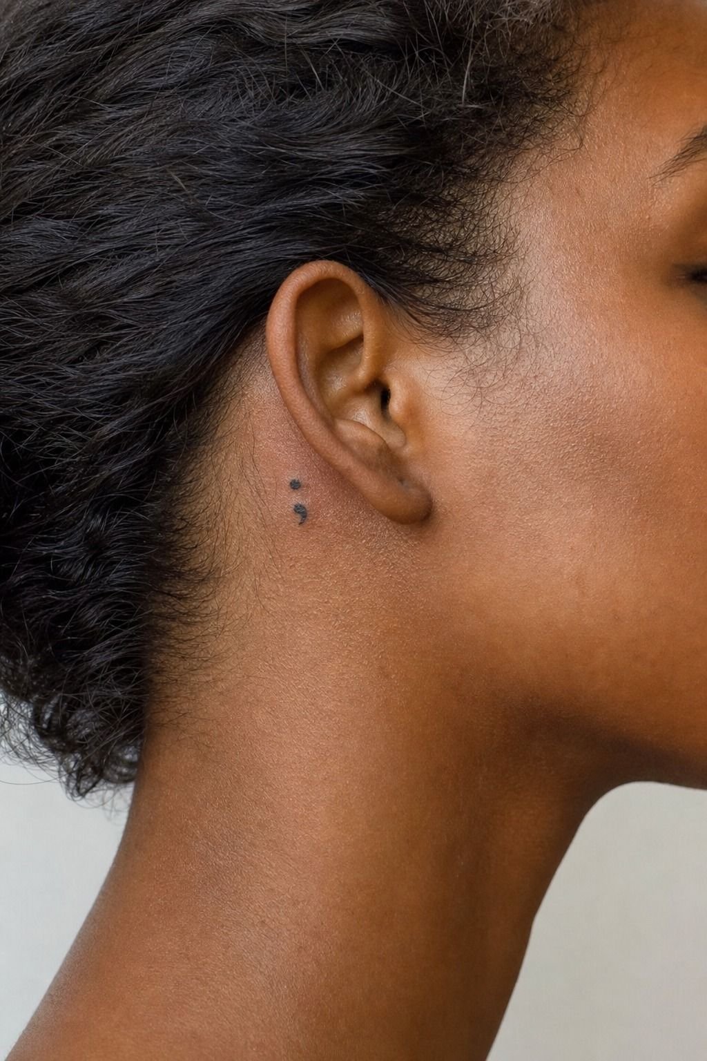 Keep a Little Semicolon Tattoo Direct and Respectful