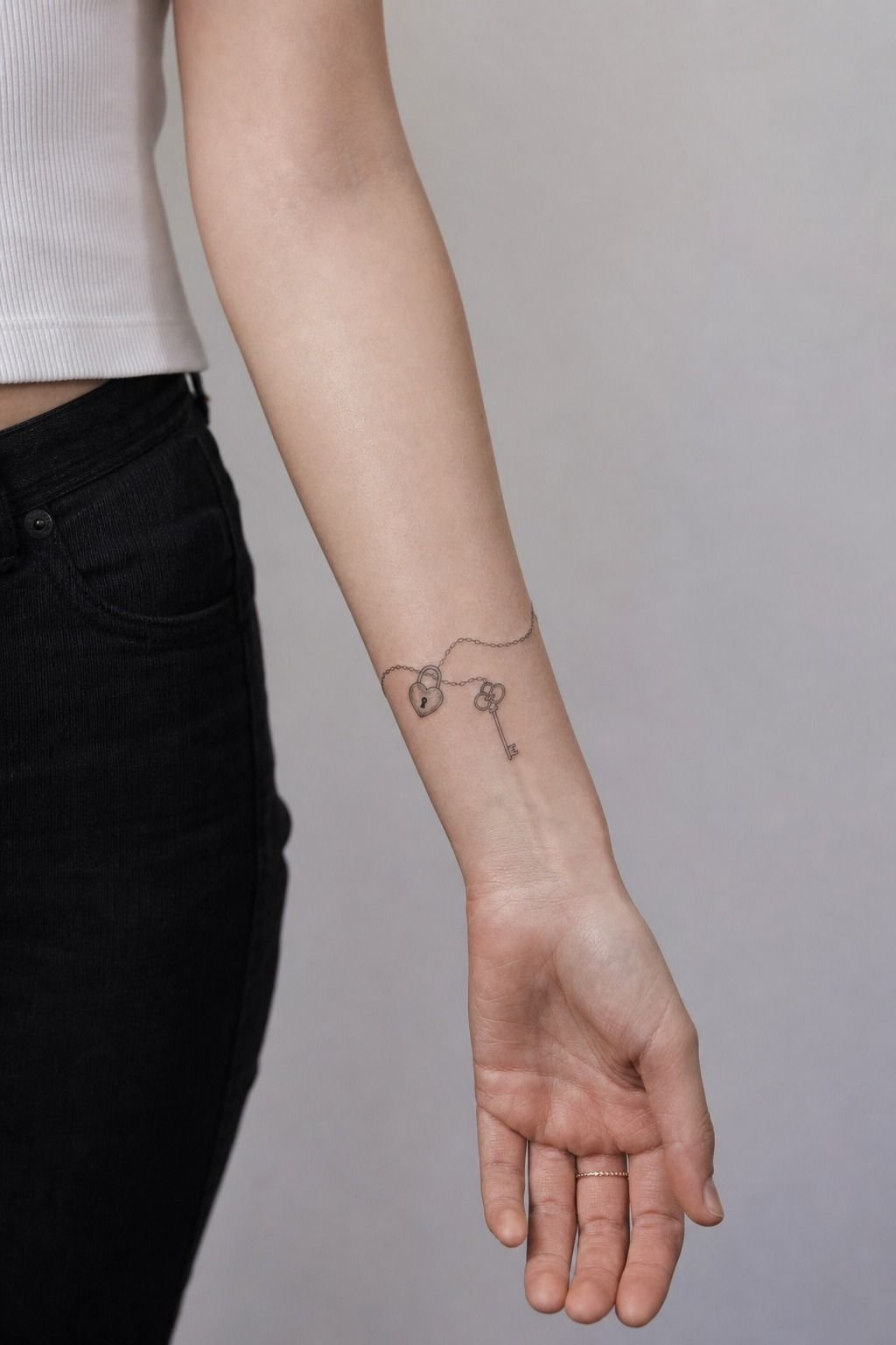 Frame a Tiny Lock and Key for Lasting Love