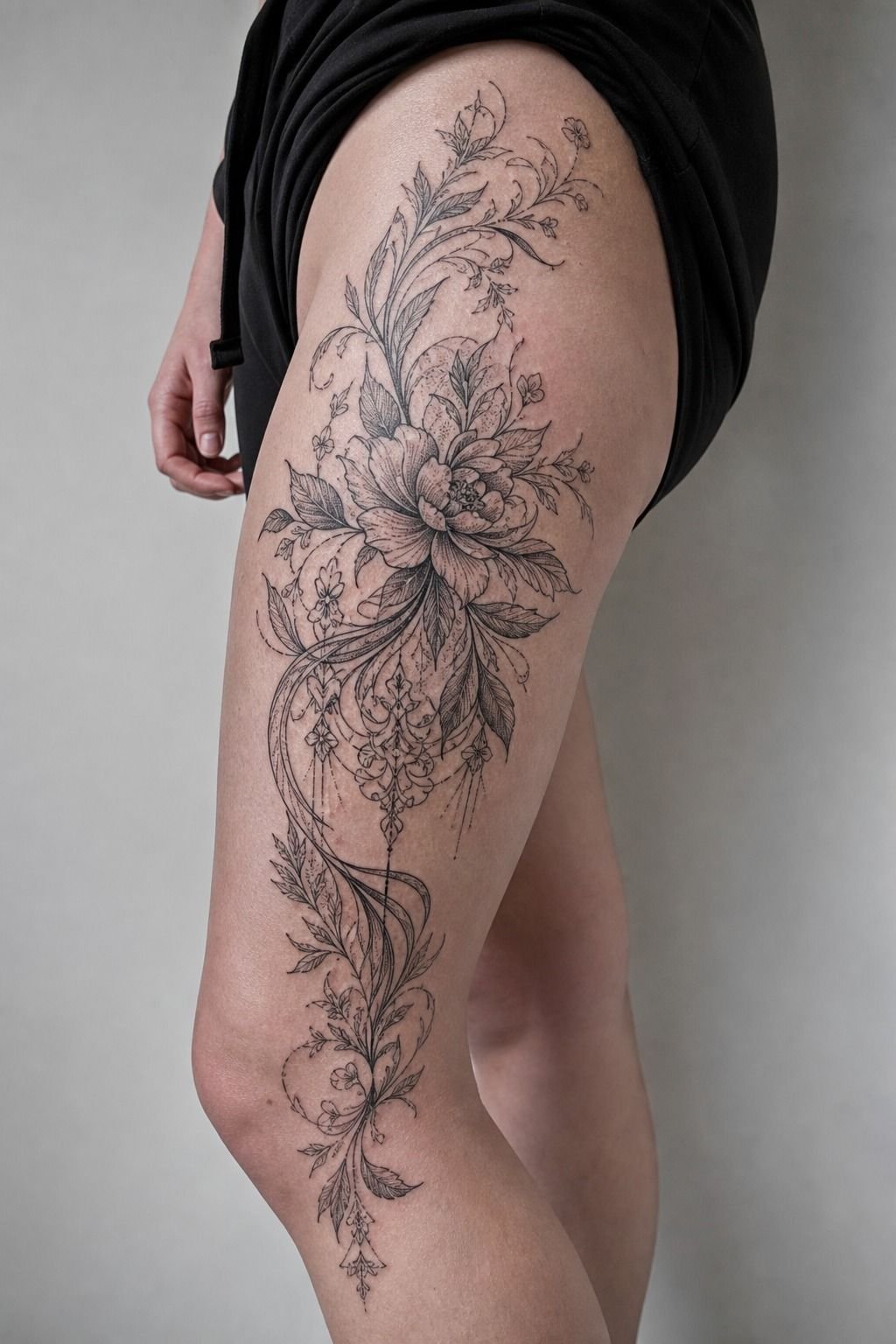 Start with a Full Leg Tattoo Concept
