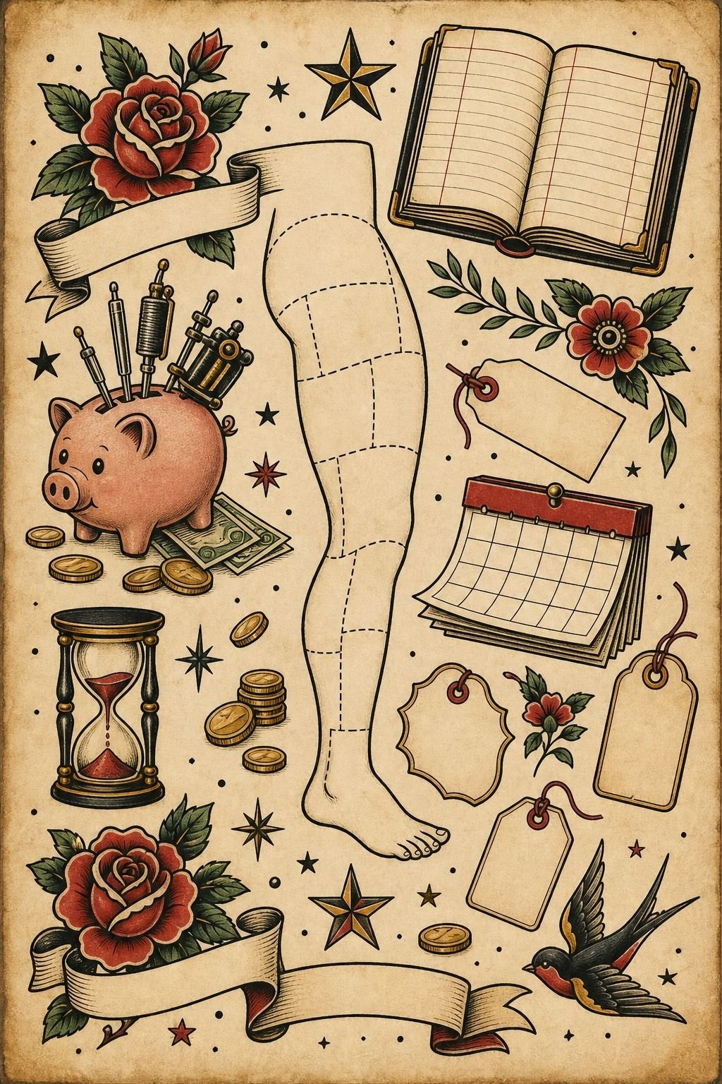 Budget Honestly for a Whole Leg Tattoo