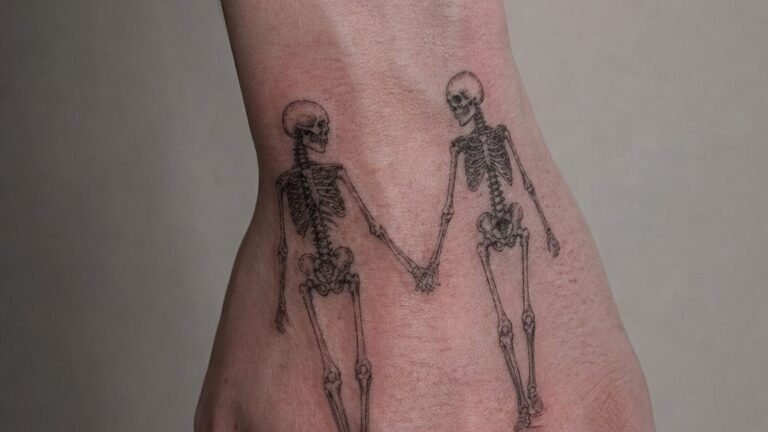 I Chose a Two Skeletons In Love Tattoo, It Still Feels Personal