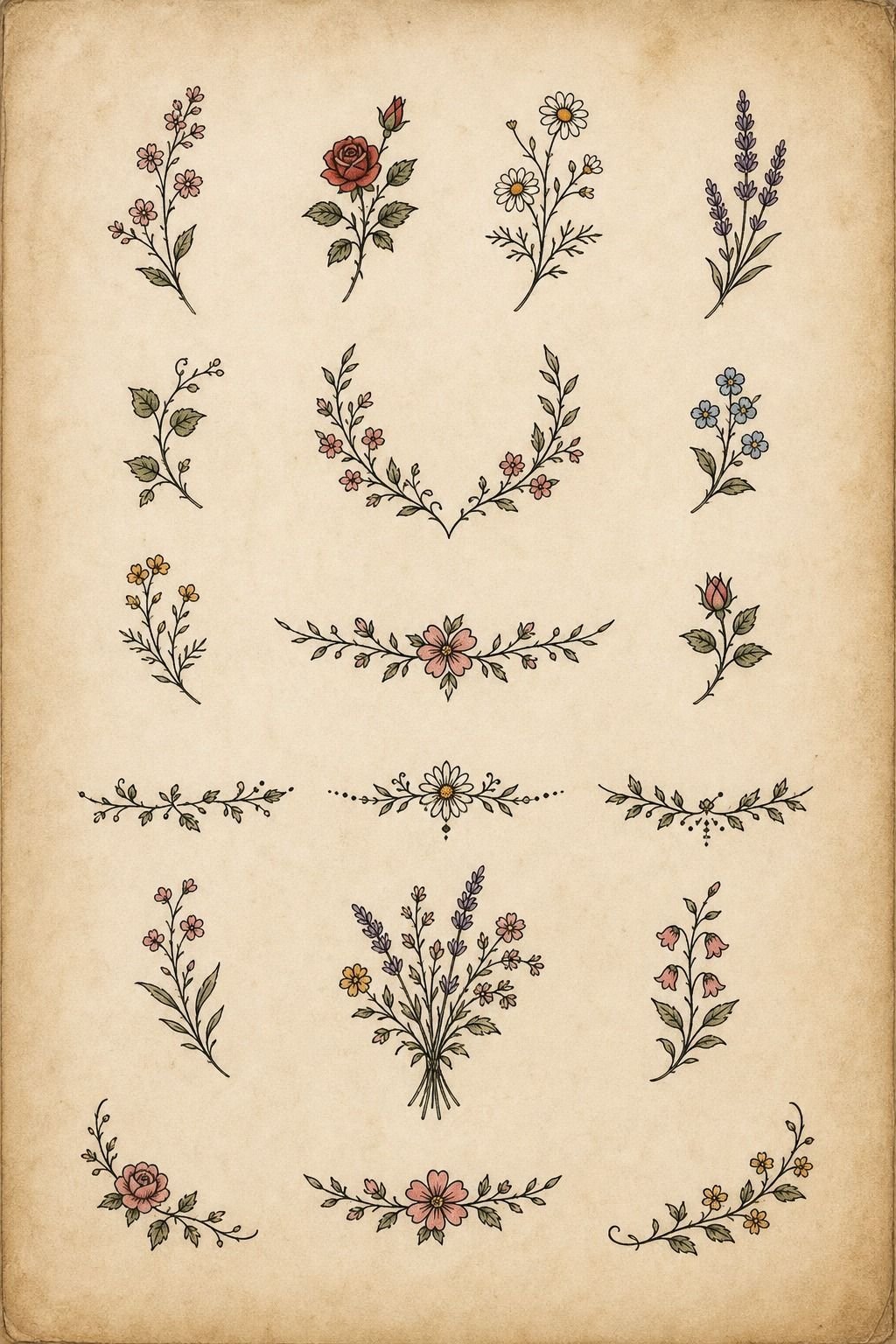 Plan Tiny Floral Tattoos On Your Ankle