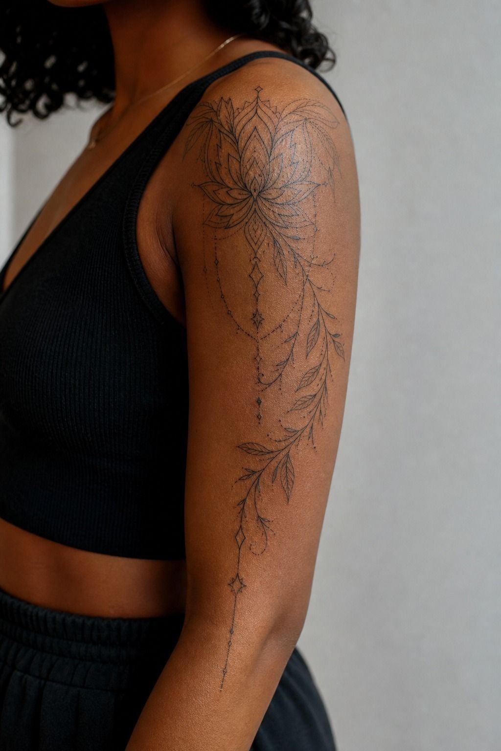 Lower Arm Extension From A Shoulder Half Sleeve