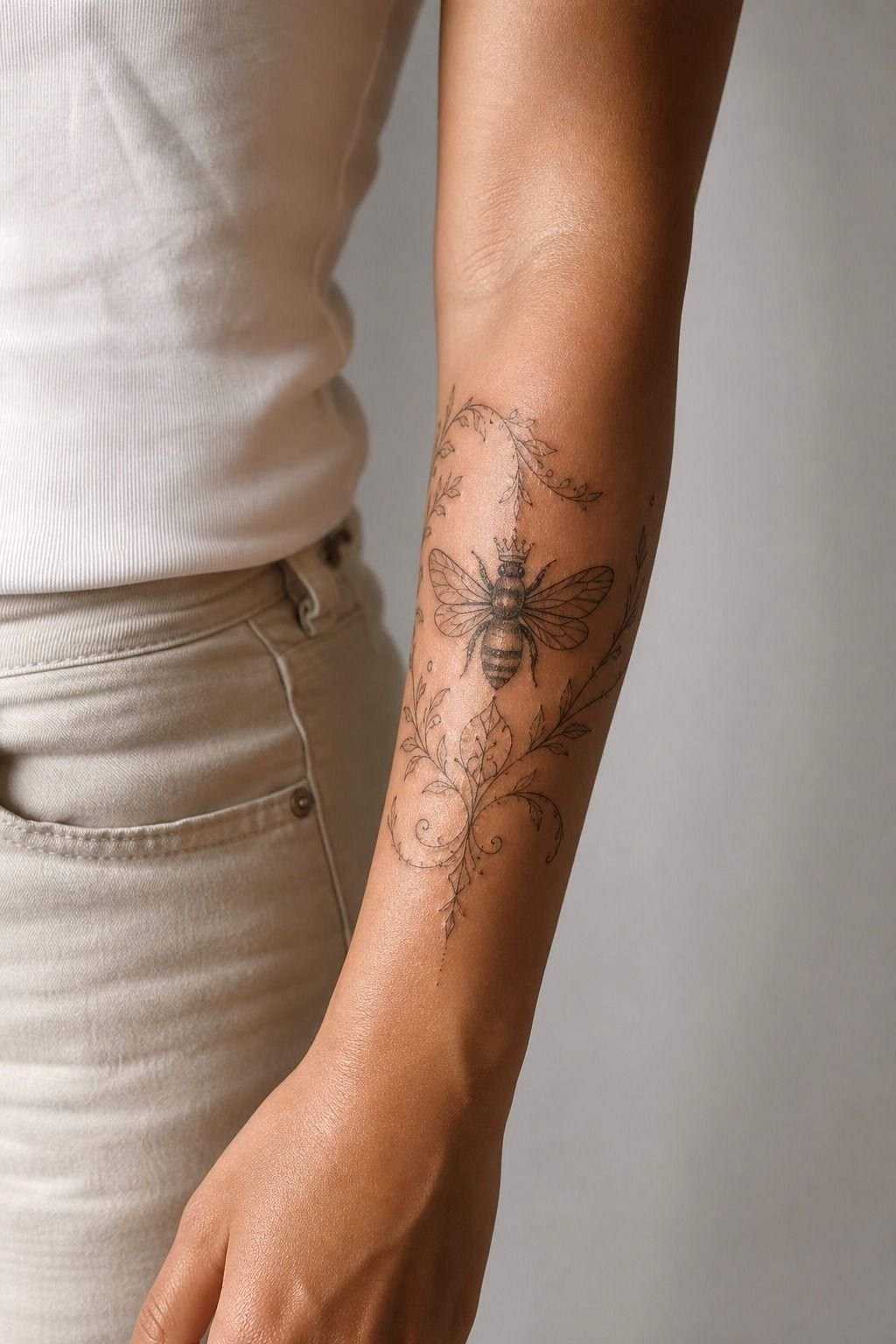 Place Your Queen Bee Tattoo on the Arm