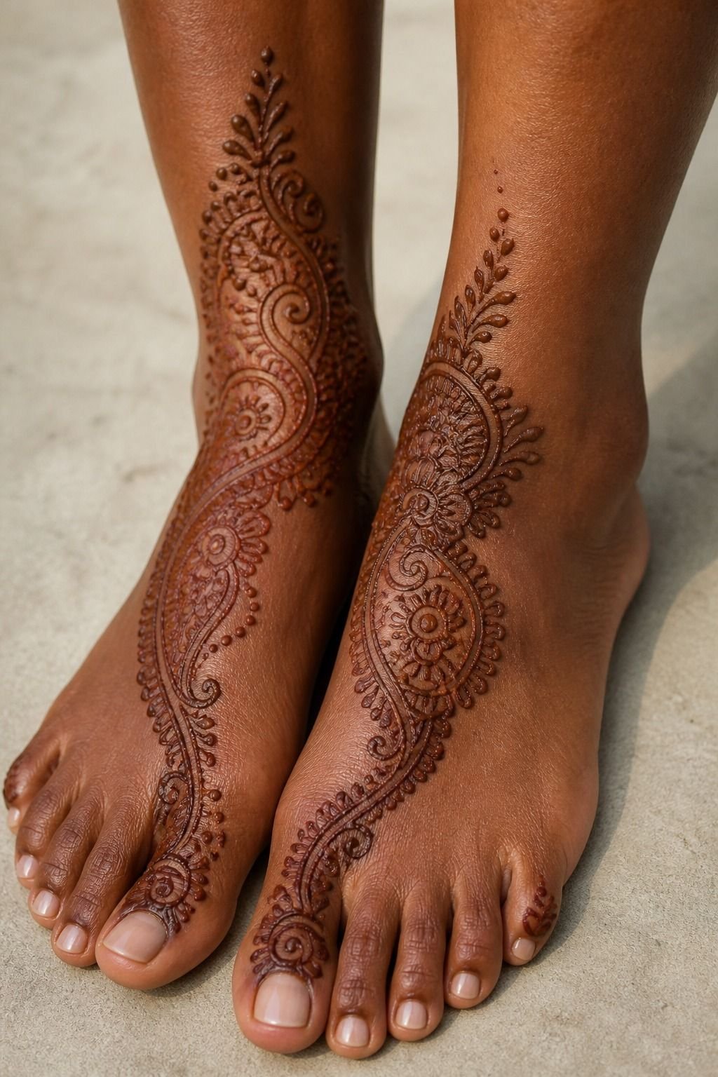 Frame the Thumb With Curved Henna Lines