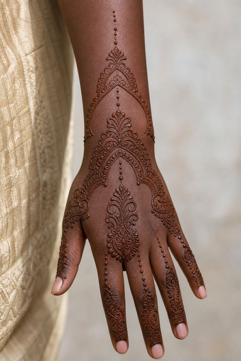 Build a Symmetrical Dot Pattern on Skin