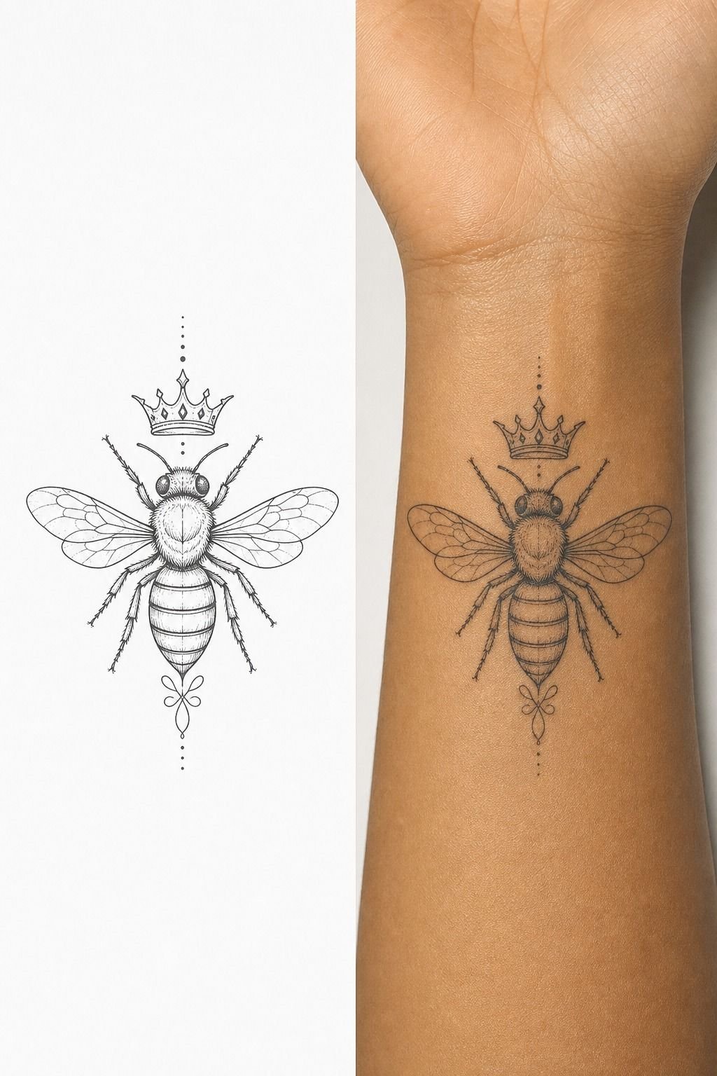 Prepare for Queen Bee Tattoo Pain and Healing