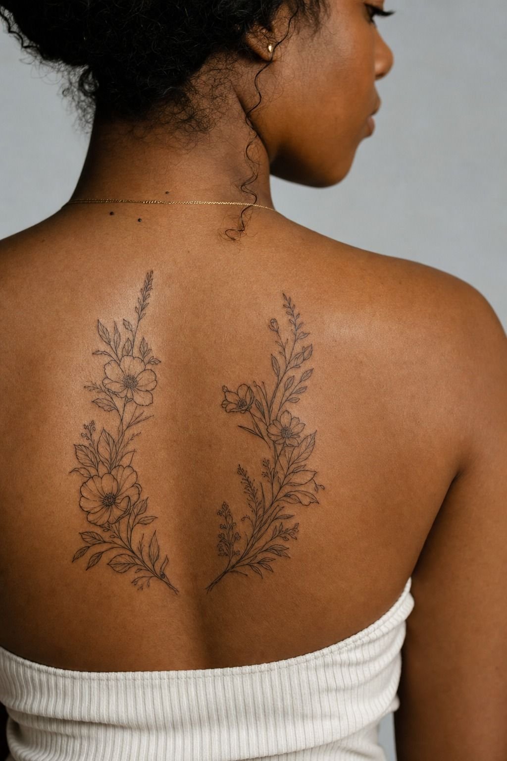 Add Birth Flowers Around Your Family Name