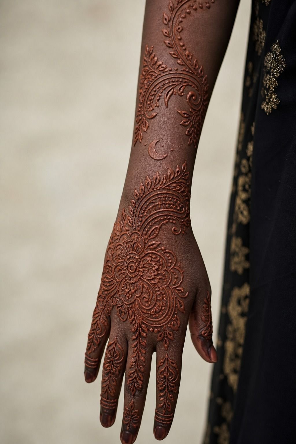 Create a Tiny Crescent Near the Wrist