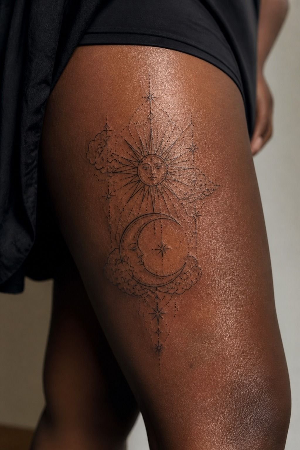 Matching Sister Shin Tattoos