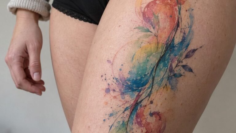19 Abstract Watercolor Tattoo Ideas That Heal Clean And Age Well