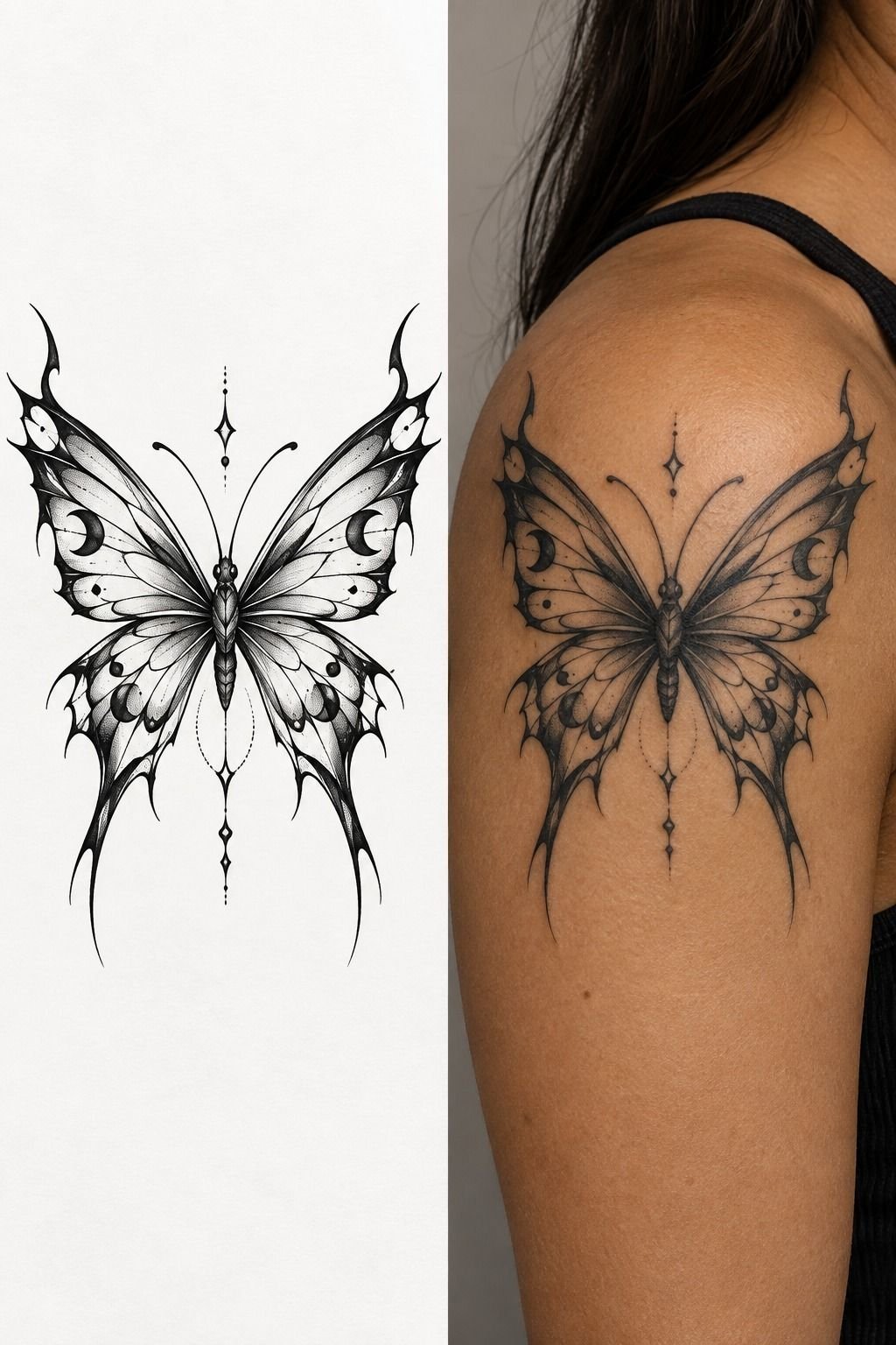 I Chose A Fierce Butterfly For My Shoulder
