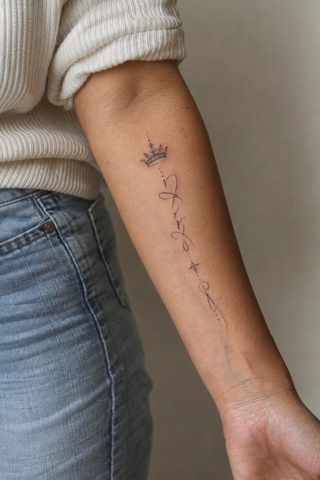 I Added Meaningful Script Beneath A Crown
