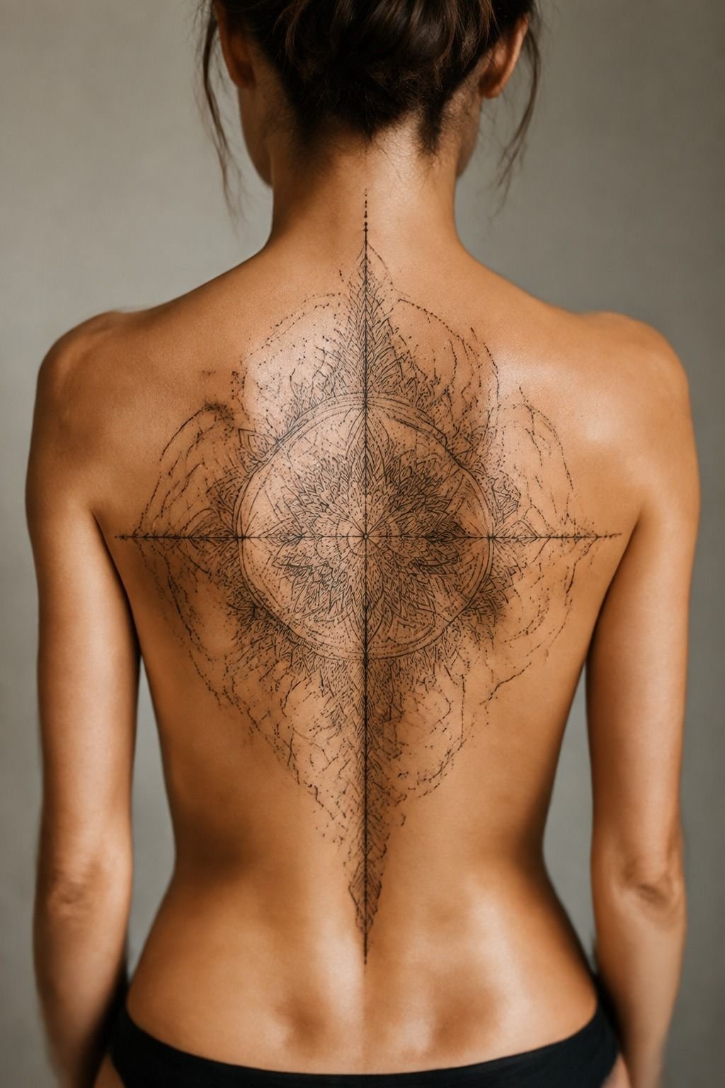 Intricate Mandala Centered on the Achilles