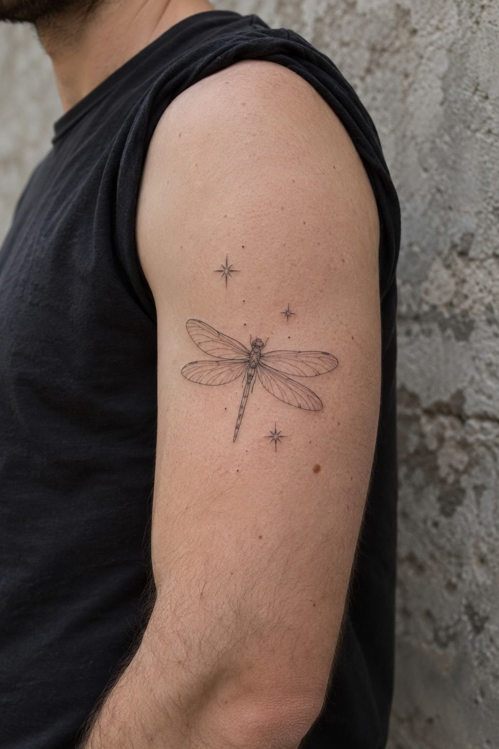 Start With a Crisp Dragonfly Outline