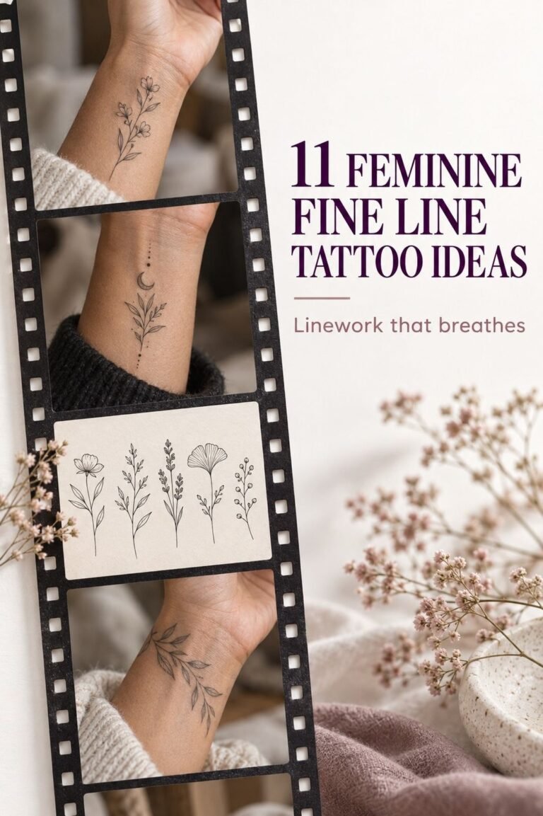 I Chose a Feminine Fine Line Tattoo, It Healed Crisp