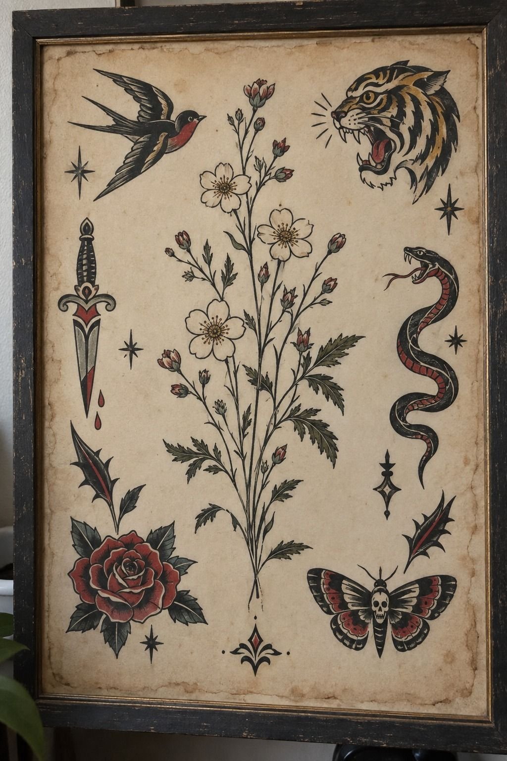 Florals or Fierce Symbols?