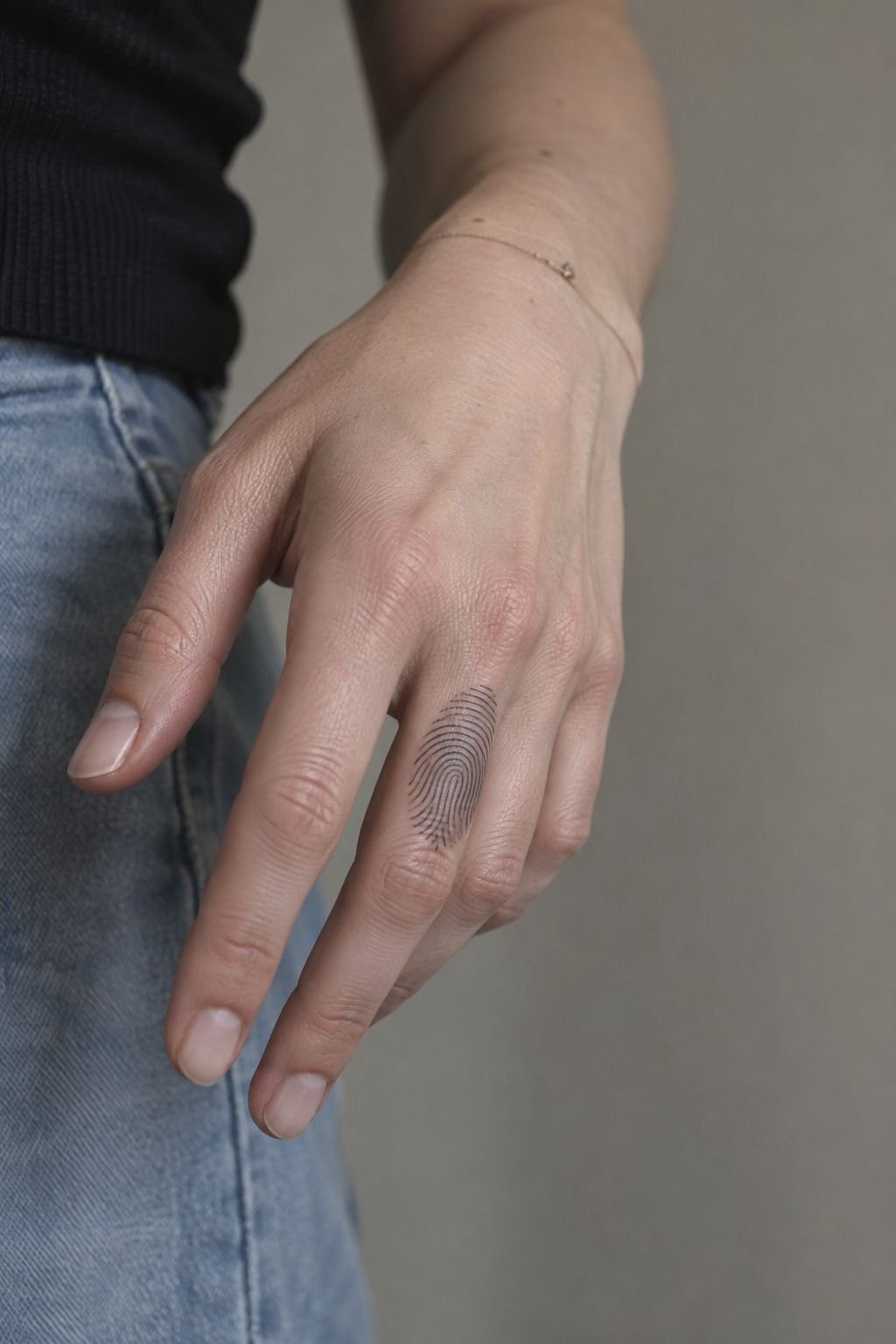 Start With A Parent Fingerprint Tattoo: The Family Line Rule