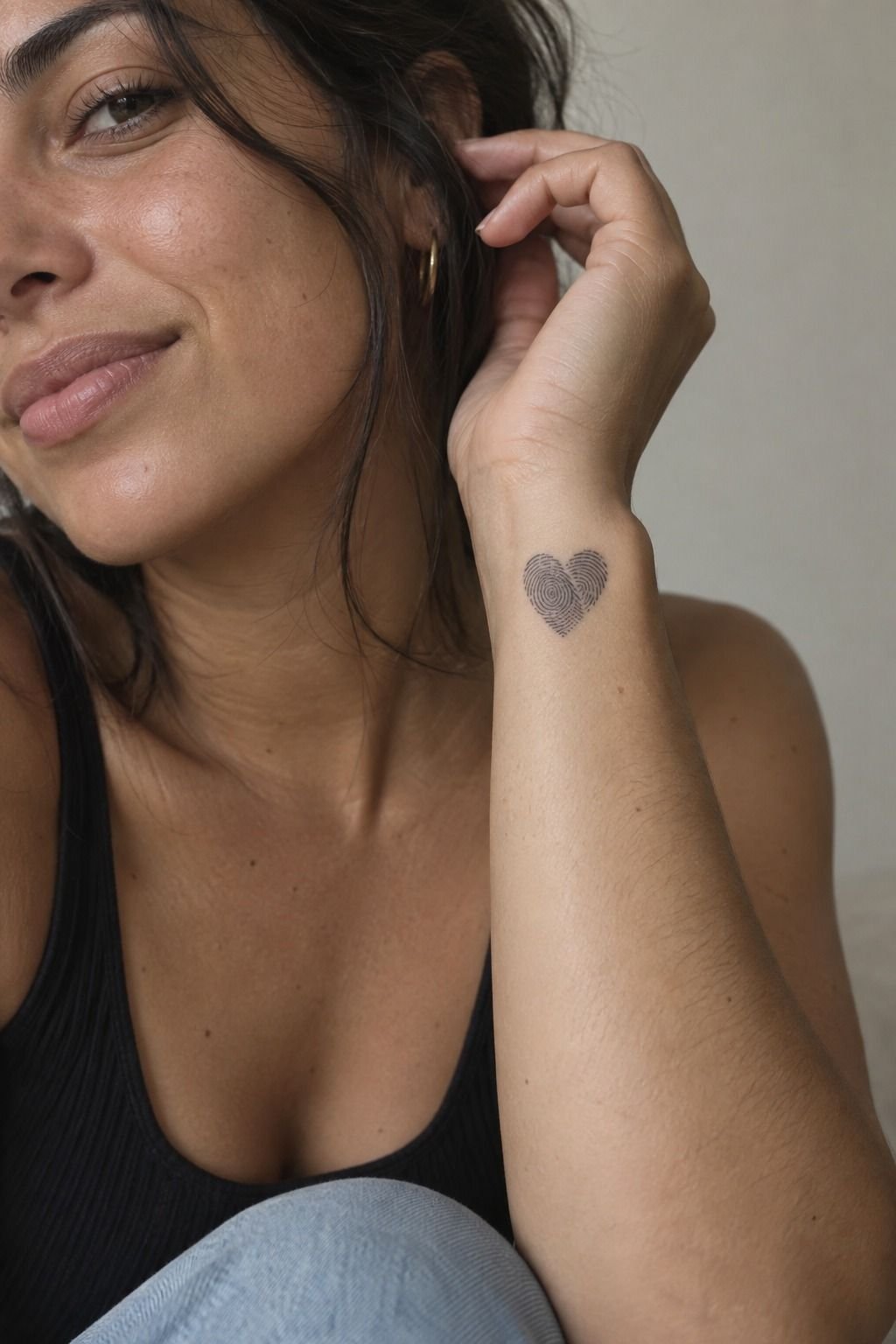 Place A Fingerprint Heart On Your Wrist: Fingerprint Heart Tattoos