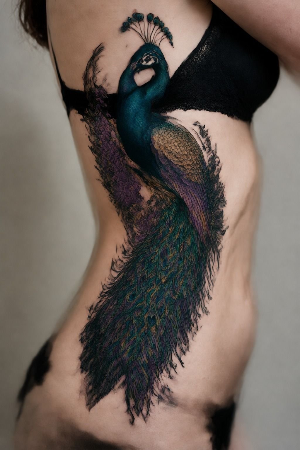 Start With Peacock Tattoo Symbolism And Color