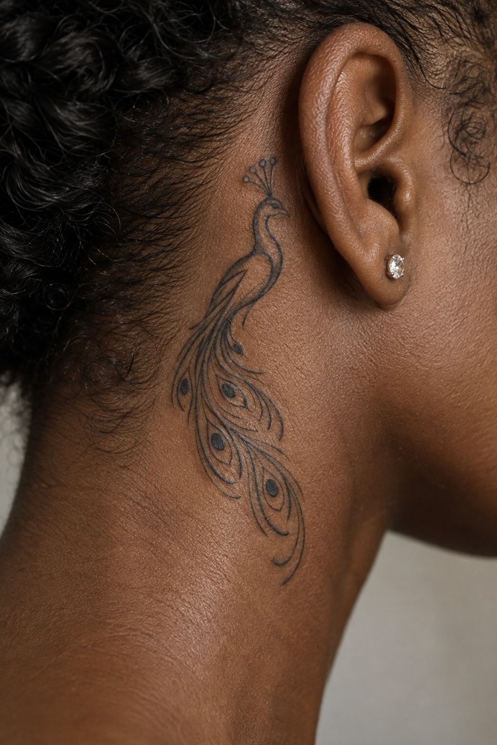 Explore Minimal Peacock Tattoo Silhouettes