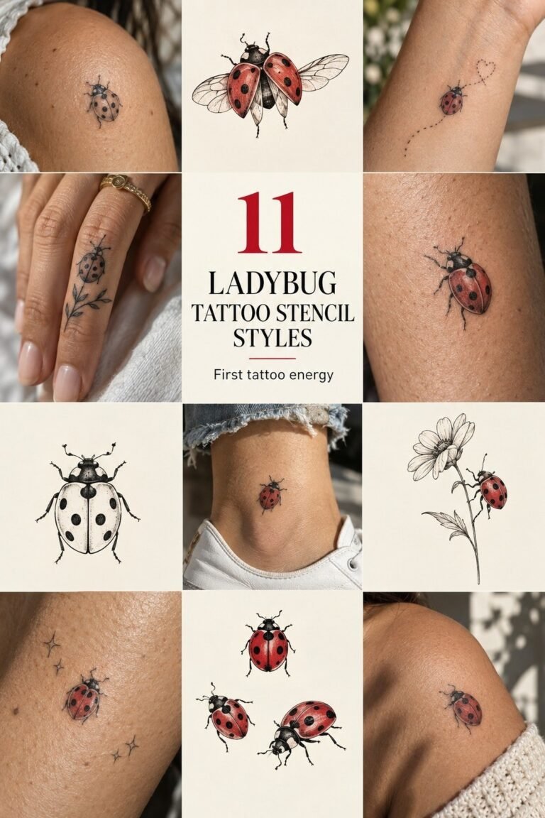 Easy Ladybug Tattoo Stencil Ideas That Stay Crisp on Skin