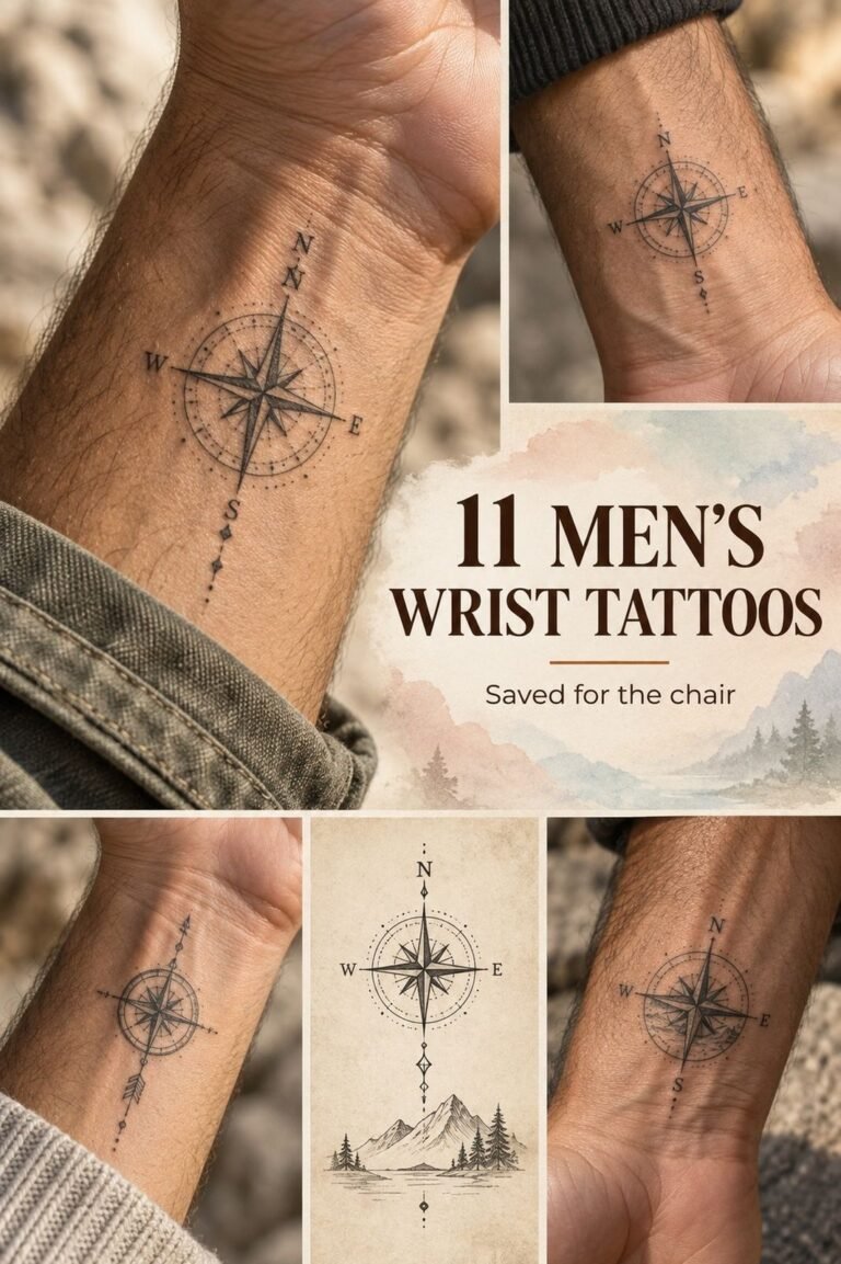 I Chose Men’s Wrist Tattoos, They Stayed Crisp Through the Years