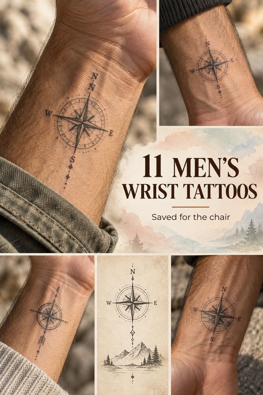 I Chose Men’s Wrist Tattoos, They Stayed Crisp Through the Years
