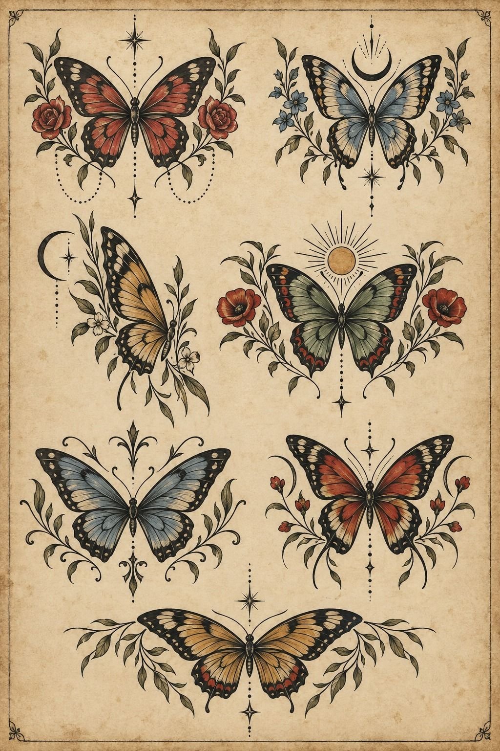 Rib Cage Butterfly Tattoos For Women