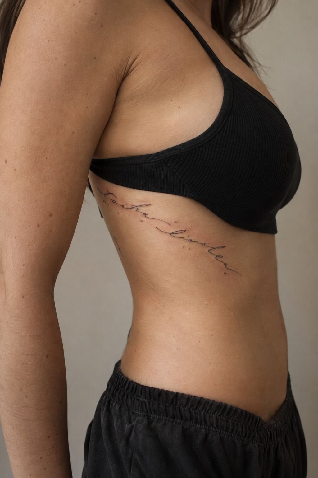 Meaningful Rib Cage Quote Tattoos