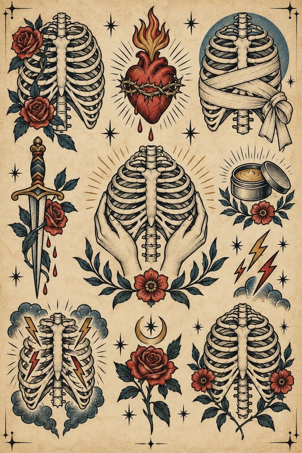 Rib Cage Tattoo Aftercare And Pain: The Clean-Heal Clock