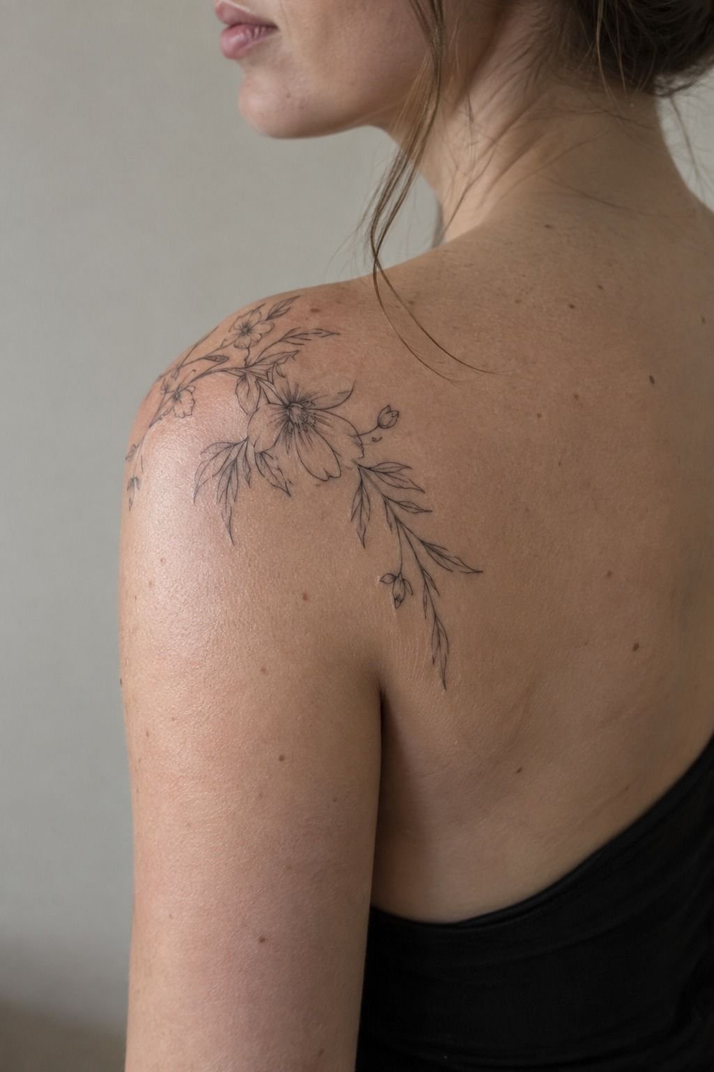 I Chose a Delicate Shoulder Stencil