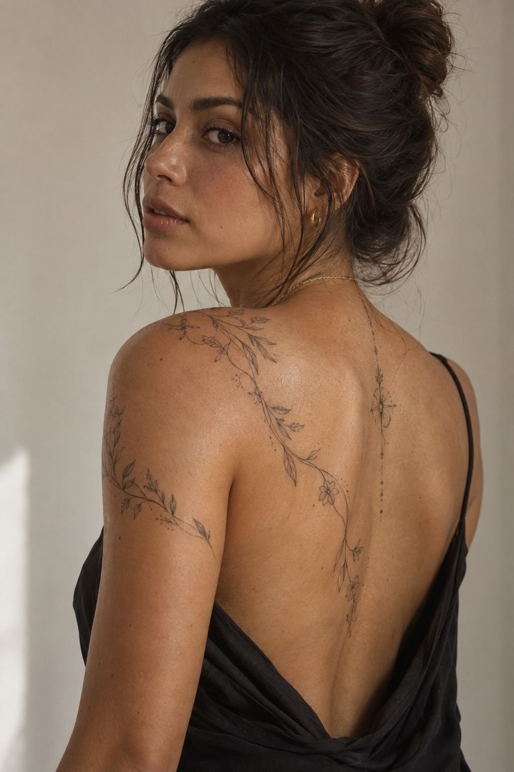 I Positioned Ink Along My Shoulder Blade