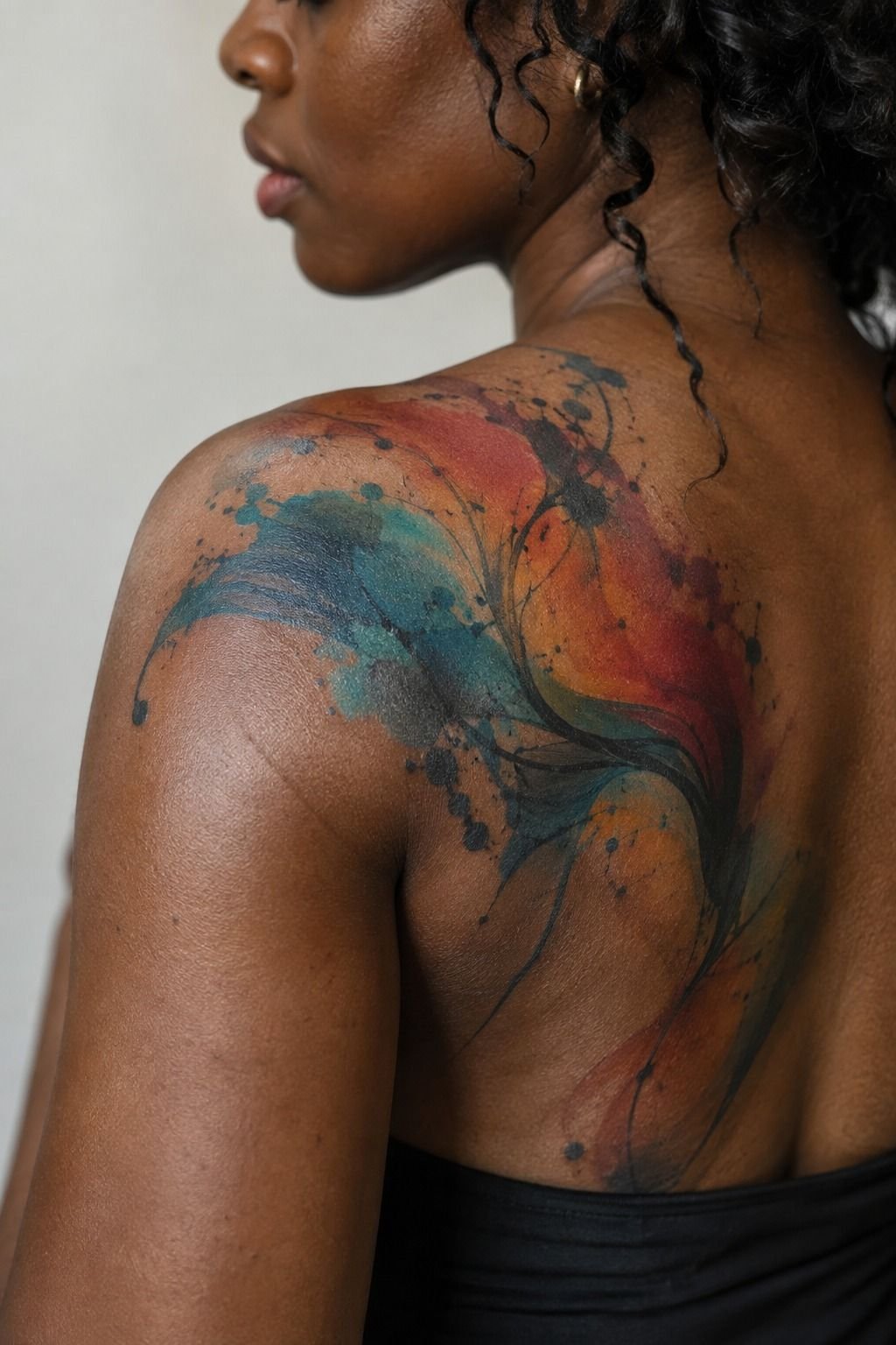 Go Bold On Shoulder Work Over Deep Skin
