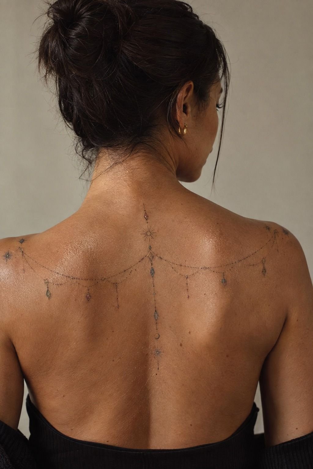 I Connected Their Birthstones With Delicate Lines