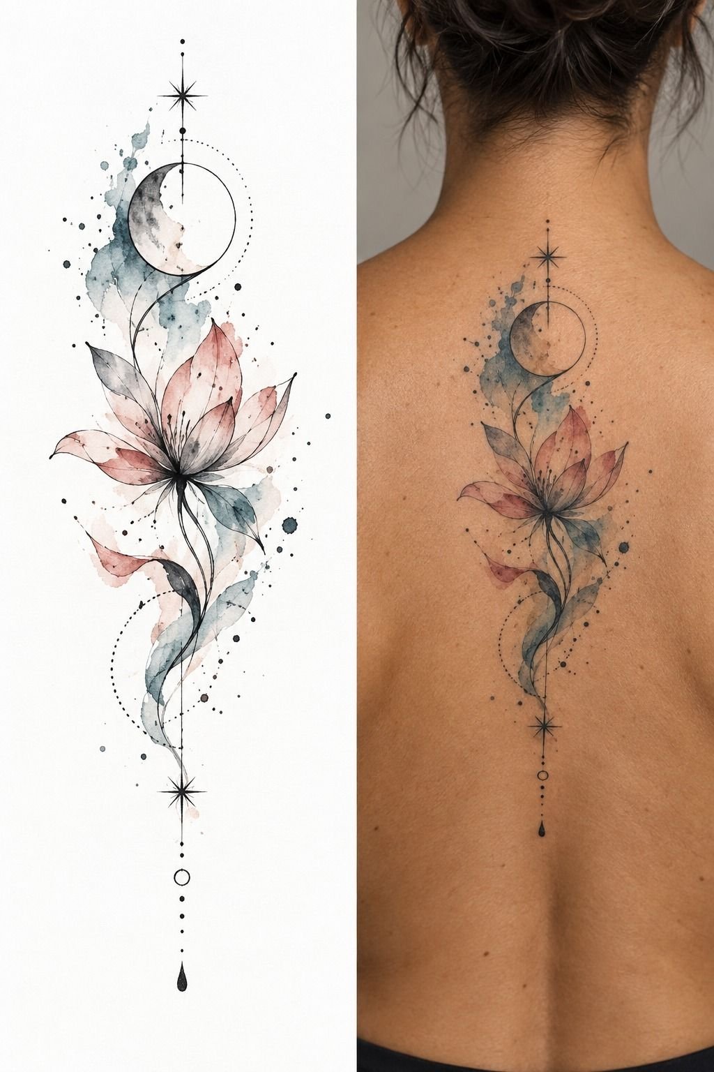 The Two-Mark Rule For Minimal Ink Splashes