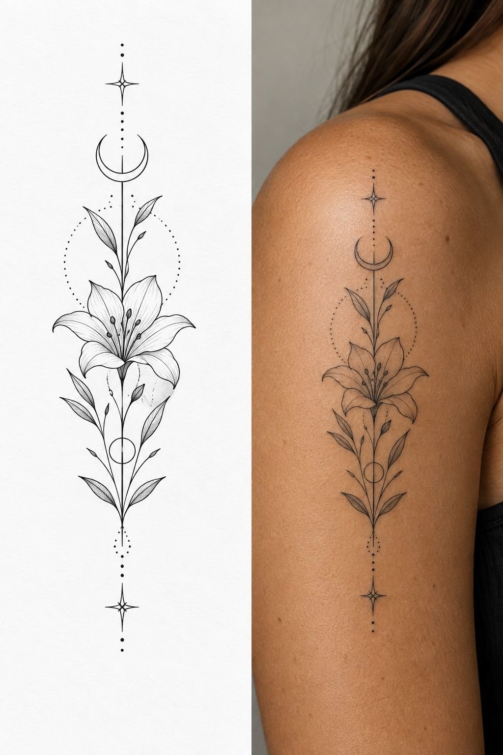 I Prepared My Skin for Crisp Ink