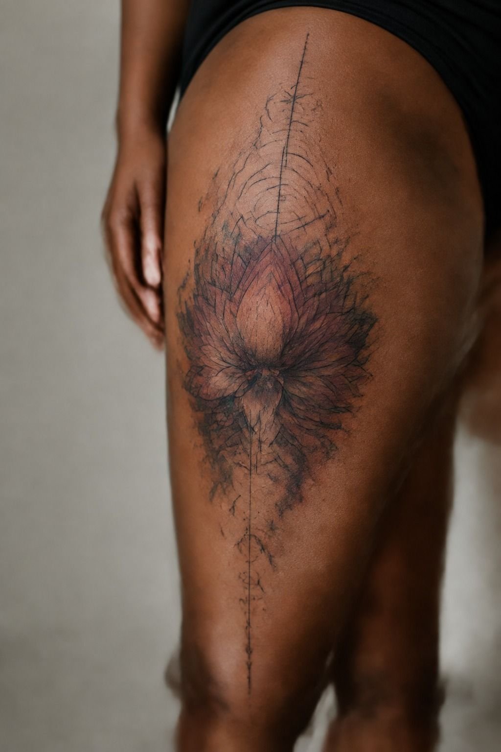Sacred Geometry Over Random Splatter