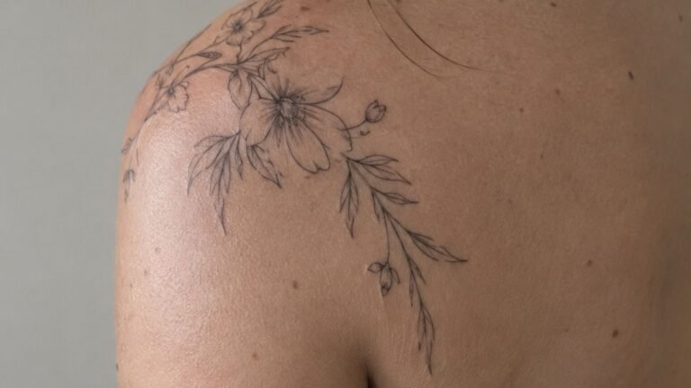 I Chose Shoulder Tattoos For Women Stencil, They Stayed Crisp