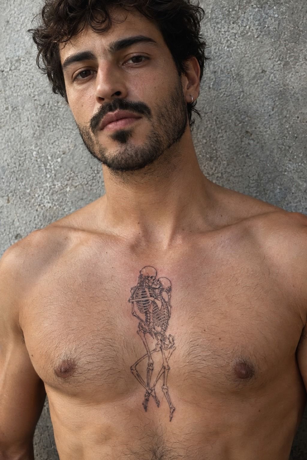 Skeleton Lovers Tattoo sur les avant-bras
