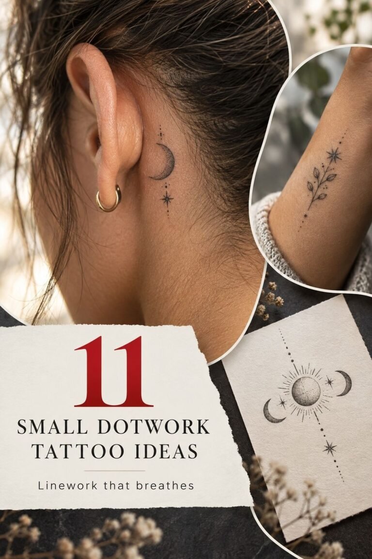 11 Small Dotwork Tattoo Ideas That Stay Crisp for Years